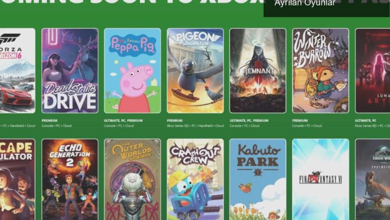 Mayıs 2023’te Xbox Game Pass’e Gelen Oyunlar ve Ayrılan Oyunlar